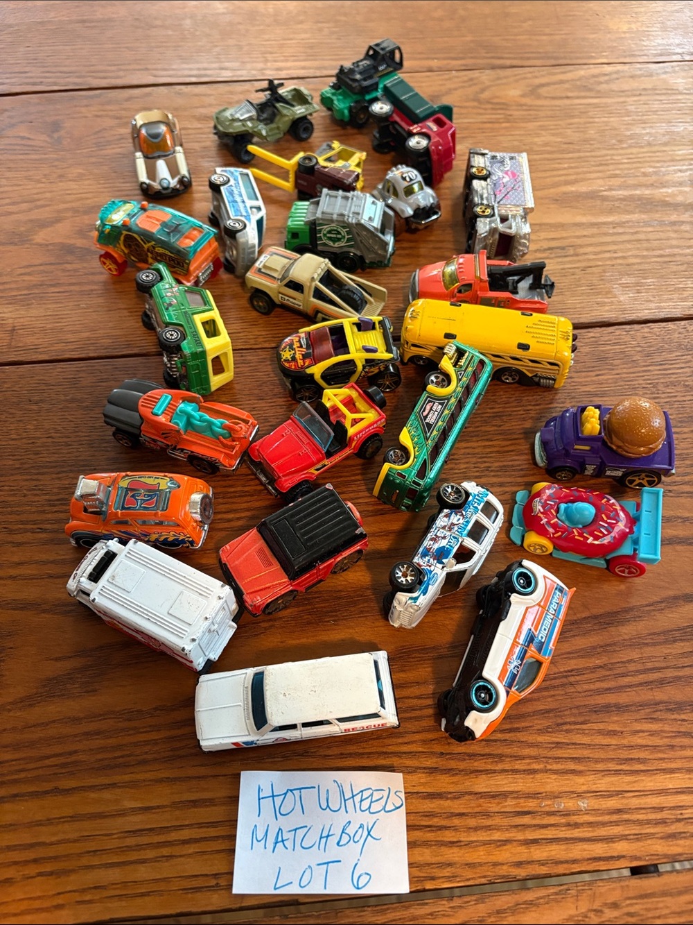 Hot Wheels & Matchbox Assorted Toy Car Lot 6 - 26 Trucks, Vans & Rides!